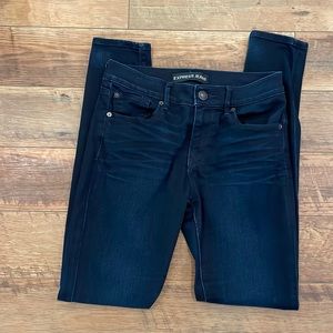 Express Super Soft Jean Legging  Mid Rise 6R